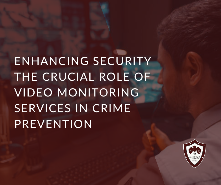 Video Monitoring Services in Crime Prevention