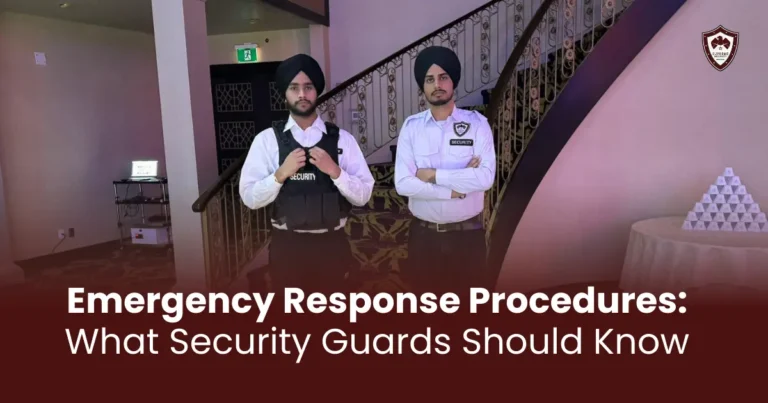 Emergency Response Procedures: What Security Guards Should Know