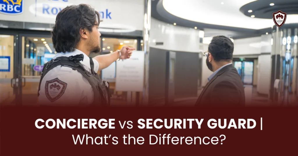 CONCIERGE vs SECURITY GUARD | What’s the Difference?