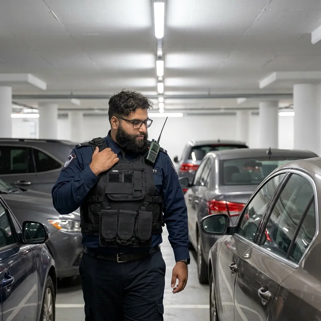 Licensed Supreme Security guard on a fire watch and event post in Brampton