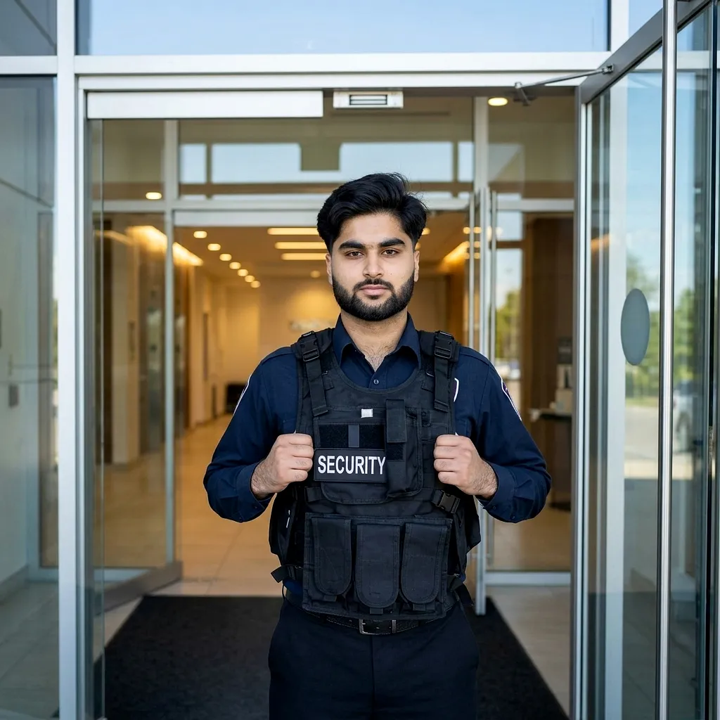 Supreme Security mobile patrol officer on duty in Toronto