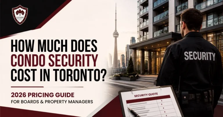 How Much Does Condo Security Cost in Toronto in 2026?