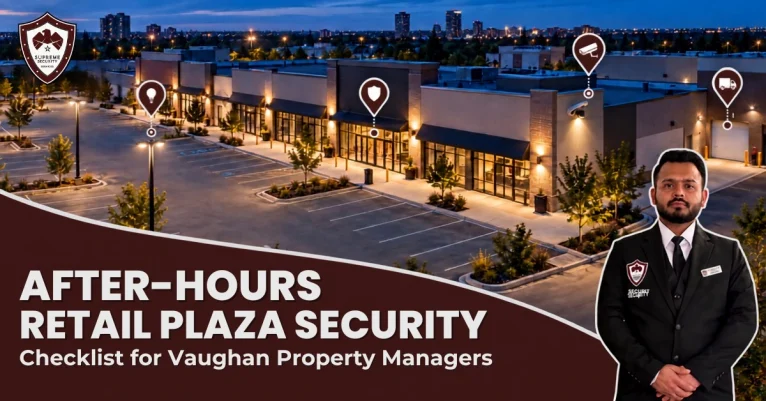 After-Hours Retail Plaza Security Checklist for Vaughan Property Managers