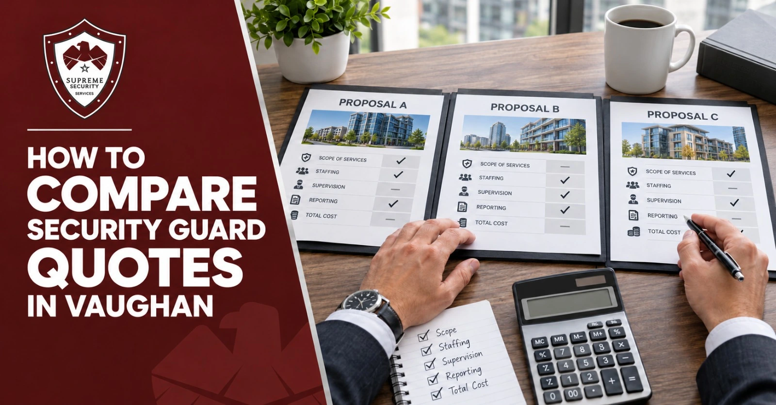 How to Compare Security Guard Quotes in Vaughan